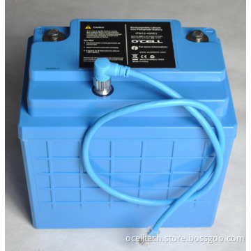 Smart Li-ion LiFePO4 12V 45Ah battery pack with PCM and communication SMBus